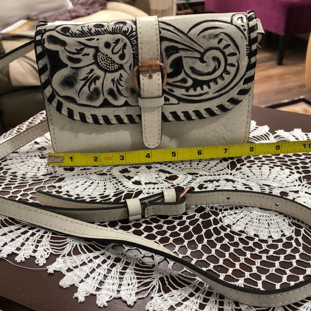 Patricia Nash leather crossbody bag